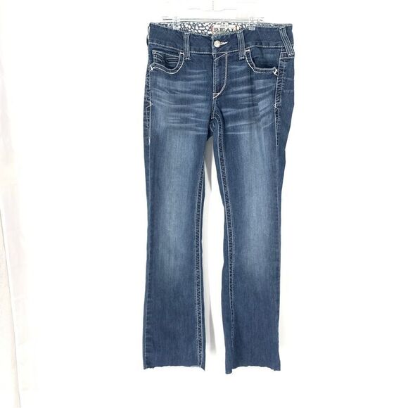 Ariat Women’s Size 30 L Mid Rise Boot Leg Stretch Jeans - Picture 1 of 12